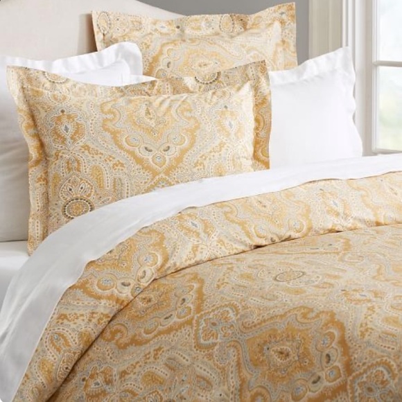 Pottery Barn Bedding Pottery Barn Viola Paisley Duvet Cover Shams Poshmark